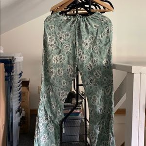 For love and lemons floral flare pants